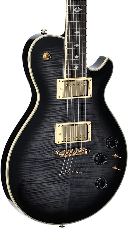 open zoom image for Michael Kelly Limited Modshop Narrow Body Design Patriot Electric Guitar, Smoke Burst, Full Left Front