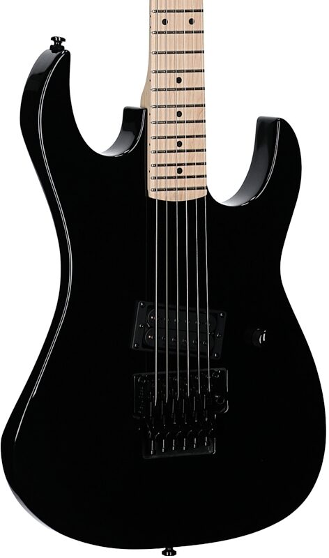 open zoom image for B.C. Rich GR2FRRC Gunslinger Retro II Electric Guitar, Black, Full Left Front