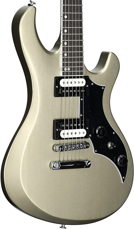open zoom image for Gibson Victory Electric Guitar (with Case), Gold Mist Satin, Full Left Front