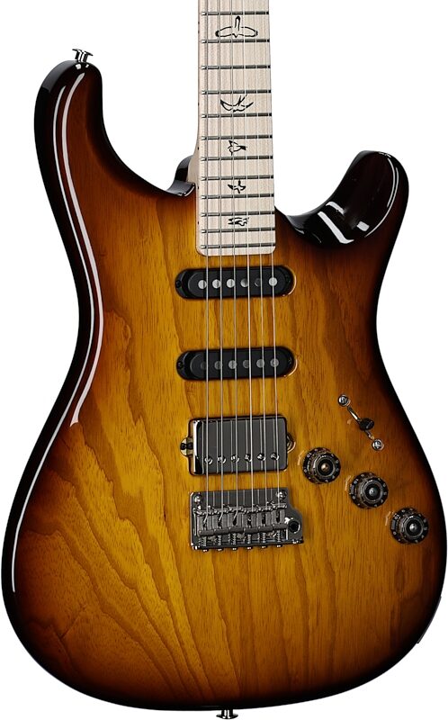 open zoom image for PRS Paul Reed Smith Fiore Electric Guitar (with Gig Bag), Sunflower, Open Box (Very Good), Full Left Front