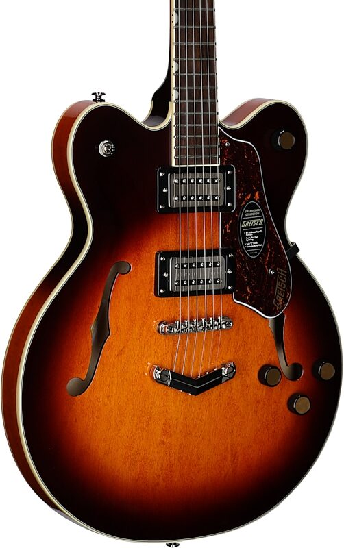 open zoom image for Gretsch G2622 Streamliner CB V Electric Guitar, Forge Glow, Full Left Front