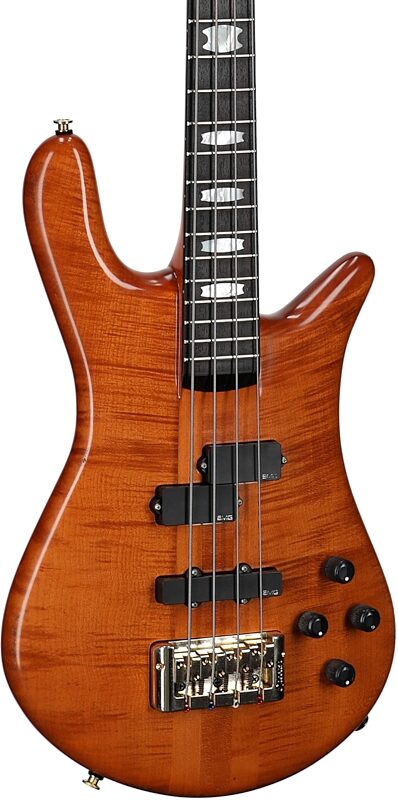 open zoom image for Spector Euro 4 Doug Wimbish Signature Limited Edition Electric Bass, Amber Relic, Full Left Front