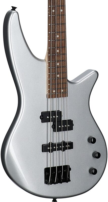 open zoom image for Jackson JS2 Spectra Electric Bass, Quicksilver, Full Left Front