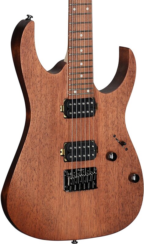 open zoom image for Ibanez RG421 RG Electric Guitar with Fixed Bridge, Mahogany Oil, Full Left Front