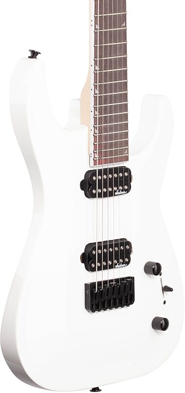 open zoom image for Jackson JS32-7 DKA Dinky HT Electric Guitar, with Amaranth Fingerboard 7-String, Snow White, Open Box (Very Good), Full Left Front