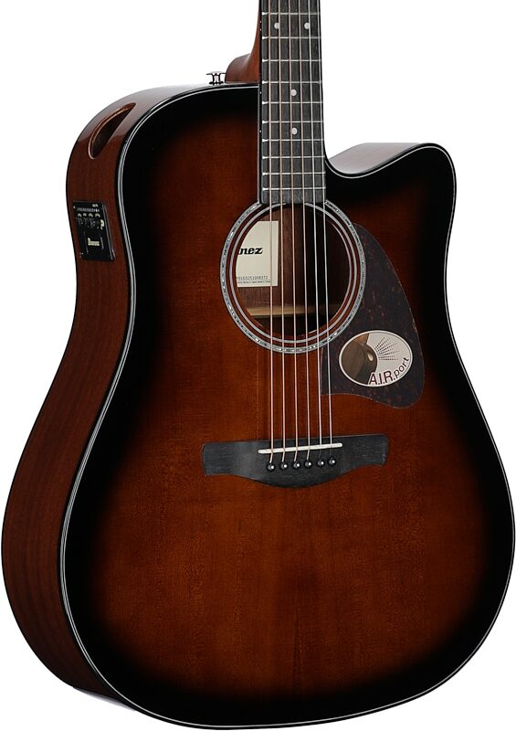 open zoom image for Ibanez AAD51CE Acoustic-Electric Guitar, Dark Violin Sunburst, High Gloss, Full Left Front