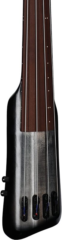 open zoom image for Ibanez Bass Workshop UB804 Upright Bass (with Gig Bag), Black Ice Burst Low Gloss, Full Left Front