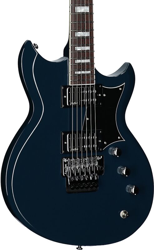 open zoom image for Reverend Bob Balch Signature FR Electric Guitar, High Tide Blue, Full Left Front