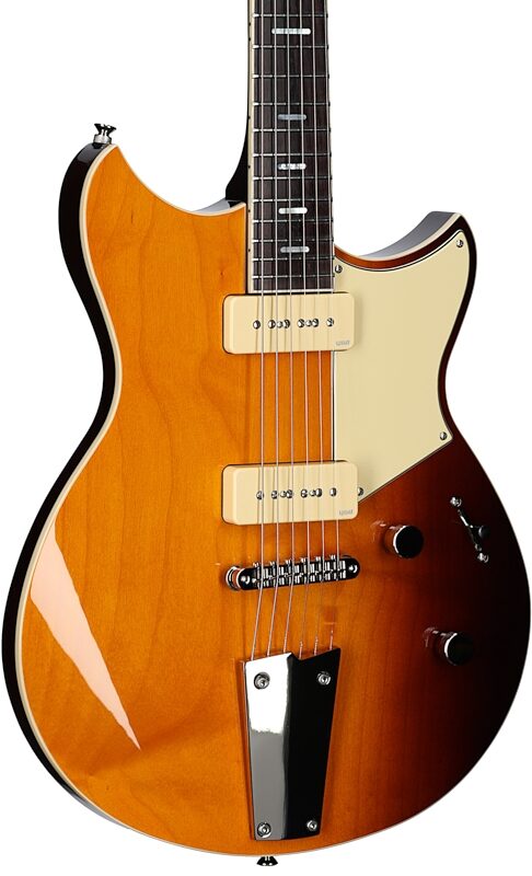 open zoom image for Yamaha Revstar Standard RSS02T Electric Guitar (with Gig Bag), Sunset Burst, Full Left Front