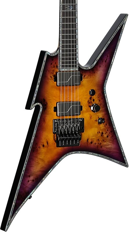 open zoom image for B.C. Rich Ironbird Extreme Exotic FR Electric Guitar, Purple Haze, Full Left Front