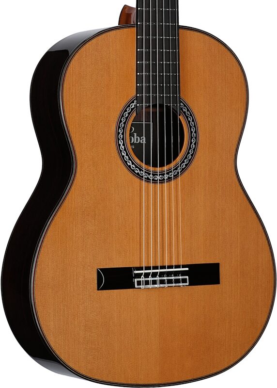 open zoom image for Cordoba Luthier C10 CD Classical Acoustic Guitar with Case, New, Full Left Front