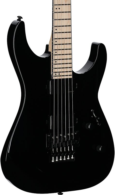 open zoom image for ESP LTD Deluxe M-1000 Maple Electric Guitar, Black, Full Left Front