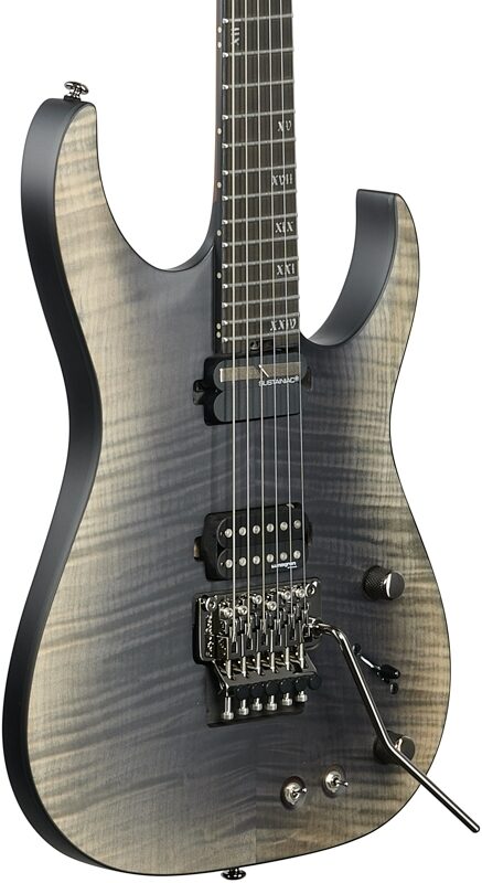 open zoom image for Schecter Banshee Mach 6 FR-S Electric Guitar, Fallout Burst, Open Box (Very Good), Full Left Front