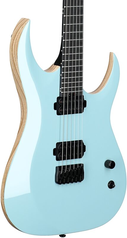 open zoom image for Schecter John Browne Tao-6 Electric Guitar, Azure, Open Box (Very Good), Full Left Front