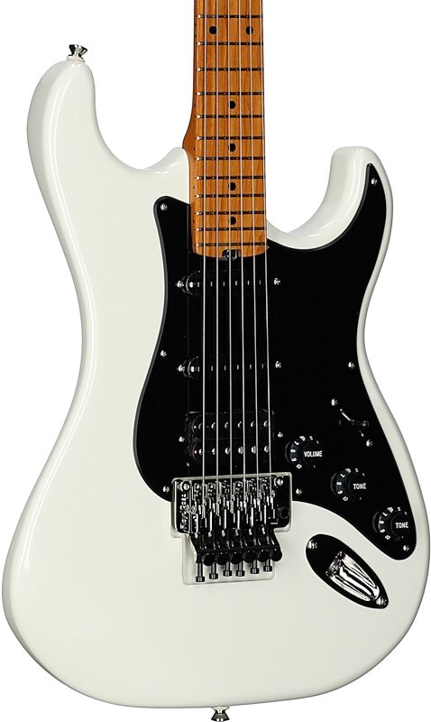 open zoom image for Kramer Pacer Deluxe Electric Guitar (with Gig Bag), Classic White, Full Left Front