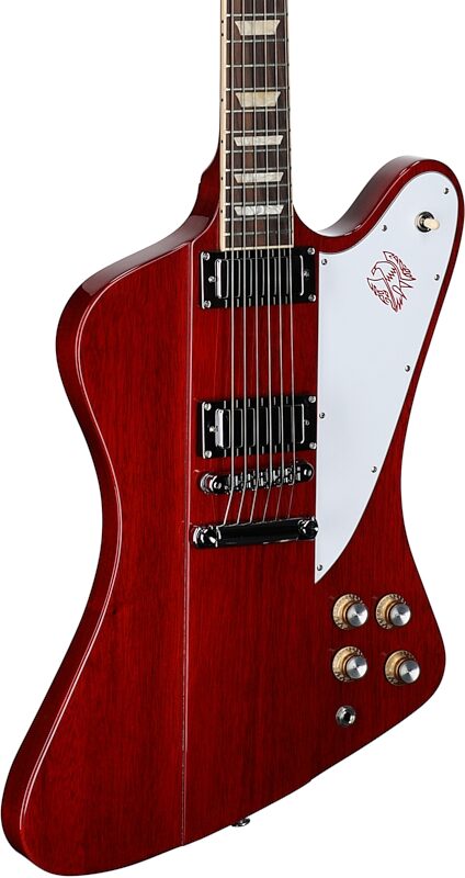 open zoom image for Gibson Firebird Platypus Electric Guitar (with Case), Vintage Cherry, Full Left Front