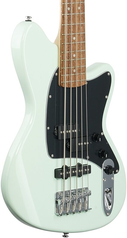 open zoom image for Ibanez Talman TMB35 Bass Guitar, Mint Green, Full Left Front
