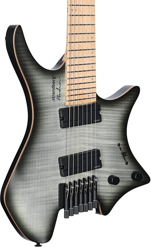 open zoom image for Strandberg Boden Original NX 7 Electric Guitar (with Gig Bag), Charcoal Black, Full Left Front