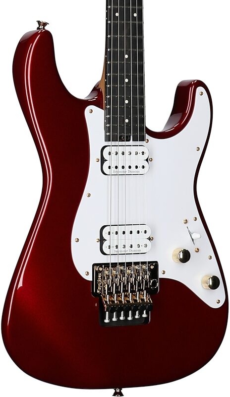 open zoom image for Charvel Pro-Mod Plus So-Cal Style 1 HH FR Electric Guitar, Ebony Fingerboard (with Gig Bag), Candy Apple, Full Left Front