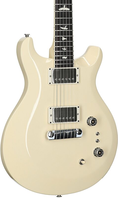 open zoom image for PRS Paul Reed Smith S2 Mira 594 Electric Guitar (with Gig Bag), Antique White, Full Left Front