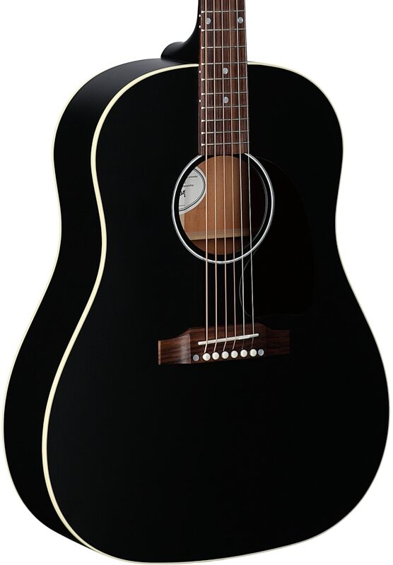 open zoom image for Gibson Limited Edition J-45 Special Acoustic-Electric Guitar (with Gig Bag), Ebony, Full Left Front