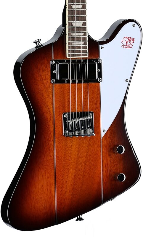open zoom image for Epiphone Mandobird Electric Mandolin (with Gig Bag), Vintage Sunburst, Full Left Front