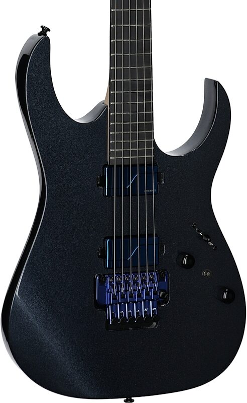 open zoom image for Ibanez RGR6BSP Electric Guitar, Iron Pewter, Full Left Front