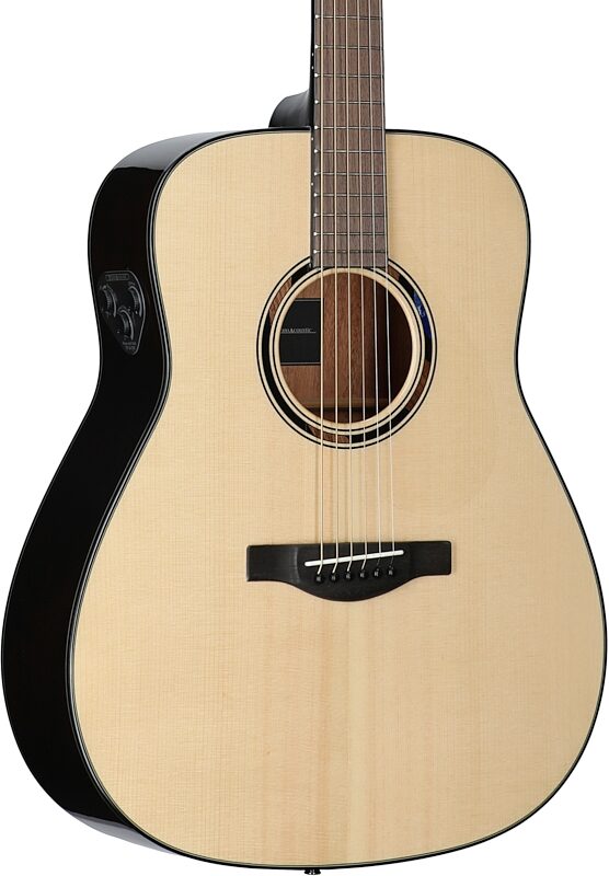 open zoom image for Yamaha TAG1E Transacoustic Dreadnought Acoustic-Electric Guitar (with Gig Bag), Natural, Full Left Front