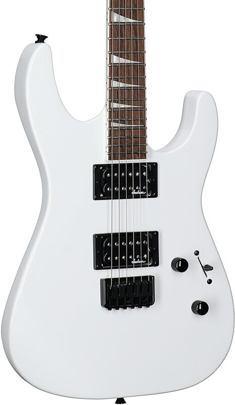 open zoom image for Jackson X Series Soloist SLX DX HT Electric Guitar, with Laurel Fingerboard, Snow White, Full Left Front