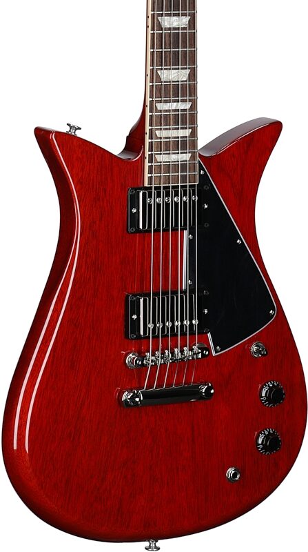 open zoom image for Gibson Theodore Standard Electric Guitar (with Case), Vintage Cherry, Open Box (Very Good), Full Left Front