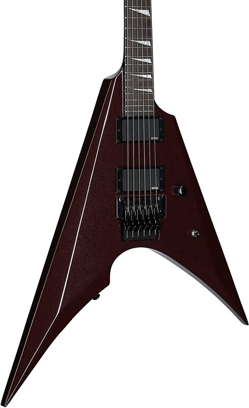 open zoom image for ESP LTD Arrow 400 Electric Guitar, Scarlet Metallic, Open Box (Very Good), Full Left Front