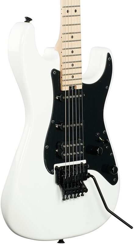 open zoom image for Jackson USA Adrian Smith San Dimas Electric Guitar, Maple Fingerboard (with Case), Snow White, Full Left Front