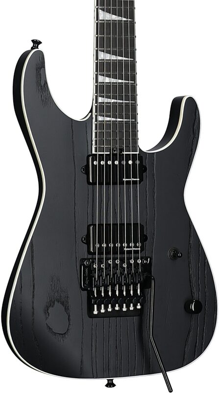 open zoom image for Jackson Pro Jeff Loomis Soloist SL7 Electric Guitar, 7-String, Satin Black, Open Box (Very Good), Full Left Front