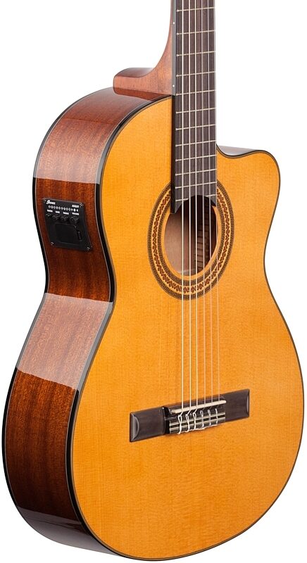 open zoom image for Ibanez GA6CE Classical Cutaway Acoustic-Electric Guitar, New, Full Left Front