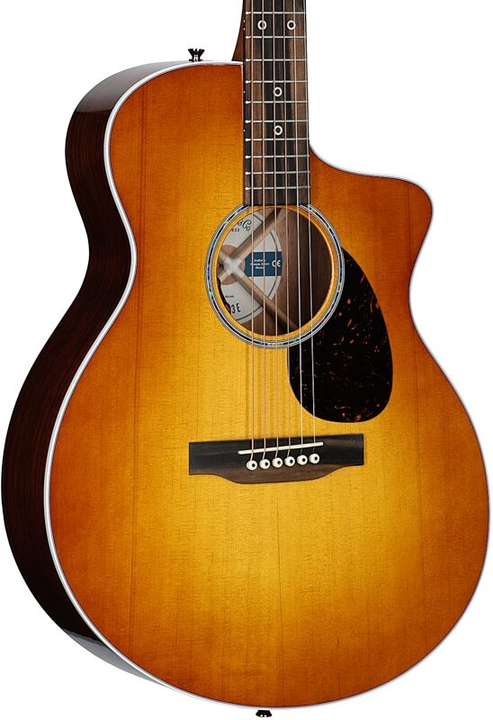 open zoom image for Martin SC-13E Modern Acoustic-Electric Guitar (with Soft Case), Mezcal Burst, Full Left Front