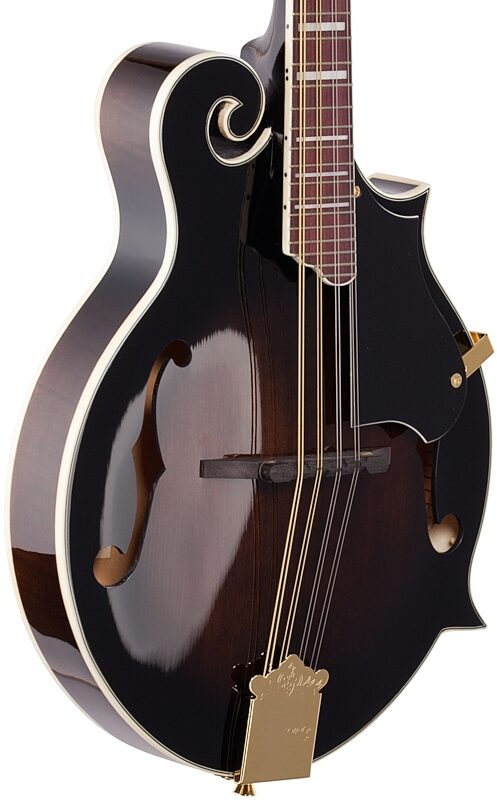 open zoom image for Ibanez M522S F-Style Mandolin, Dark Violin Sunburst, Full Left Front