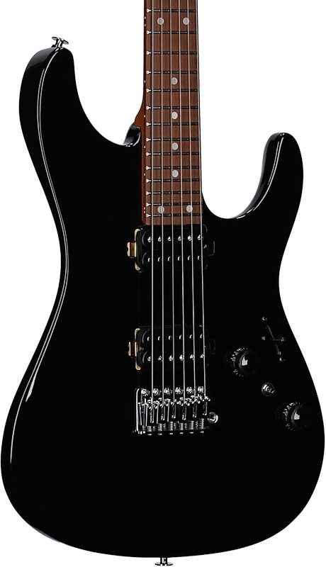 open zoom image for Ibanez AZ24S2 Electric Guitar, Black, Full Left Front