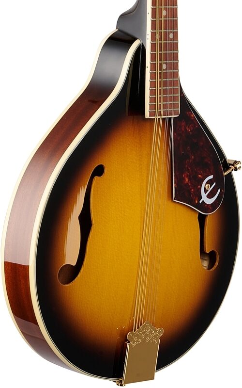 open zoom image for Epiphone MM-30S A-Style Mandolin, Antique Sunburst, Full Left Front