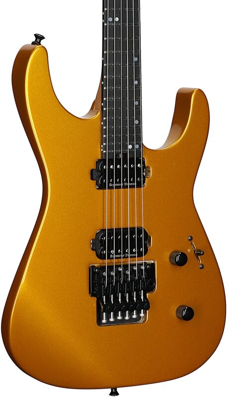 open zoom image for Jackson American Series Virtuoso DK Electric Guitar (with Case), Gold Rush, Full Left Front