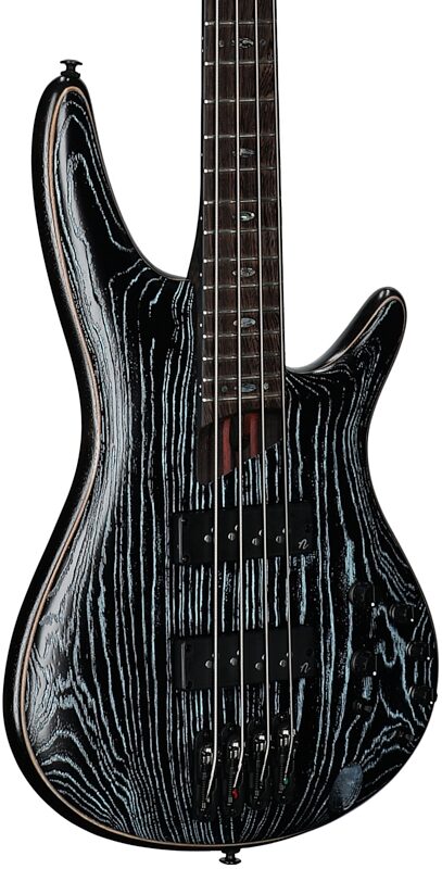 open zoom image for Ibanez SR1320SB Premium Electric Bass (with Gig Bag), Aqua Wave Low Gloss, Full Left Front
