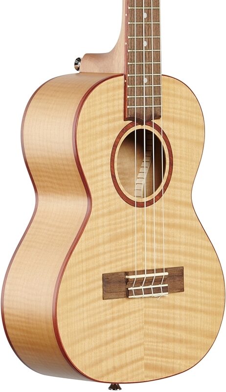 open zoom image for Lanikai Flame Maple Tenor Ukulele, New, Full Left Front