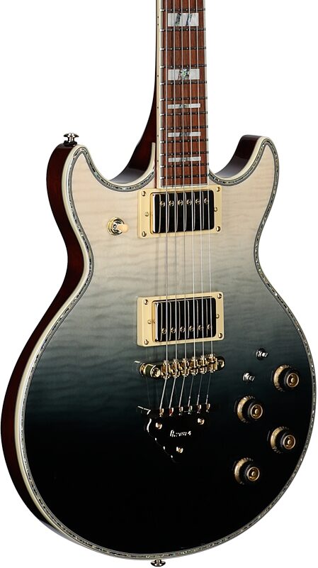 open zoom image for Ibanez AR420 Artist Electric Guitar, Black Mirage Gradation, Full Left Front