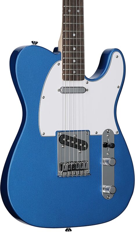 open zoom image for Squier Affinity Telecaster Electric Guitar, Laurel Fingerboard, Lake Placid Blue, Full Left Front