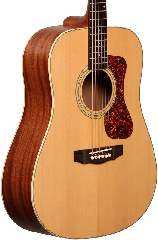 open zoom image for Guild D-240E Acoustic-Electric Guitar, Natural, Full Left Front