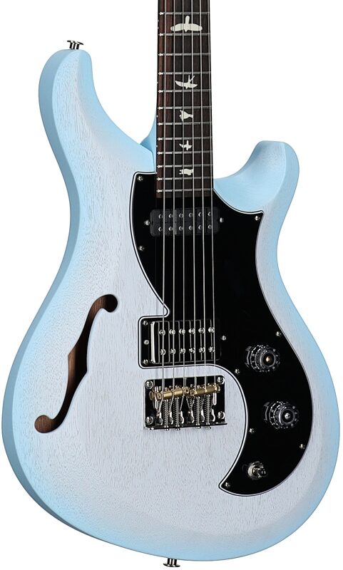 open zoom image for PRS Paul Reed Smith S2 Vela Semi-Hollowbody Electric Guitrar, Satin Cloud Burst, Full Left Front