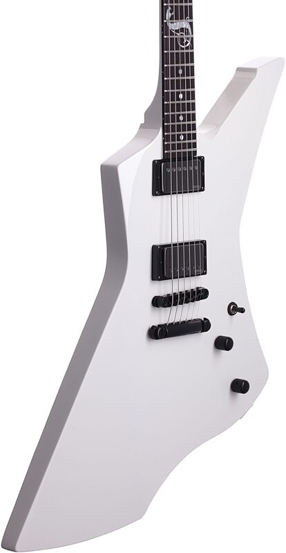 open zoom image for ESP LTD James Hetfield Snakebyte Electric Guitar (with Case), Snow White, Full Left Front