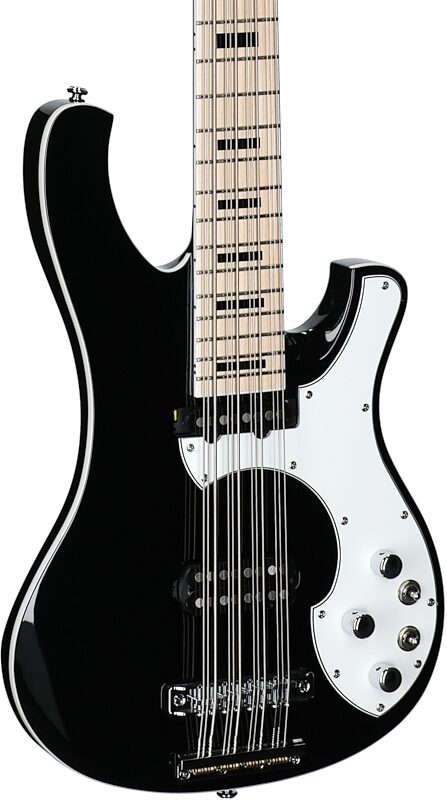 open zoom image for Schecter Stargazer 12 Electric Bass, 12-String, Gloss Black, Full Left Front