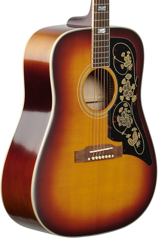 open zoom image for Epiphone Masterbilt Frontier Acoustic-Electric Guitar, Ice Tea Age Gloss, Full Left Front