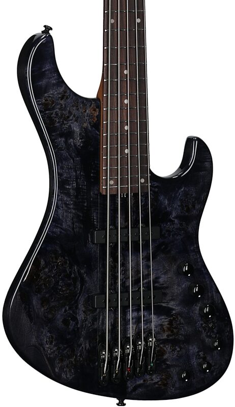 open zoom image for Ibanez MDM1605 Mode Electric Bass, 5-String (with Gig Bag), Deep Twilight, Full Left Front