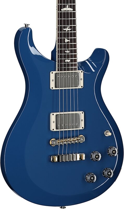 open zoom image for PRS Paul Reed Smith S2 McCarty 594 Thinline Electric Guitar (with Gig Bag), Space Blue, Open Box (Very Good), Full Left Front